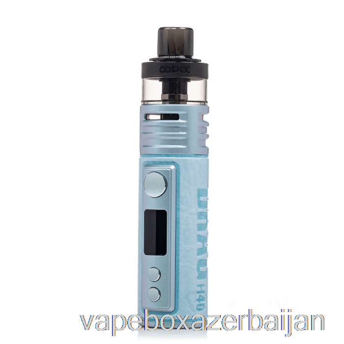 E-Juice Vape VOOPOO Drag H40 Pod Mod Kit Snow Blue